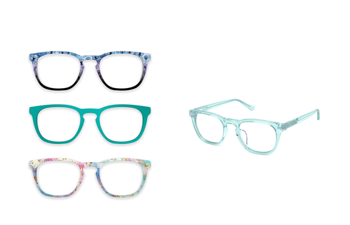 The Twain - Seafoam Clear - Pair Eyewear