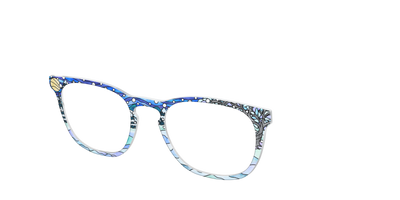 The Snowscape Stained Glass - Angle Top Thumbnail - Pair Eyewear
