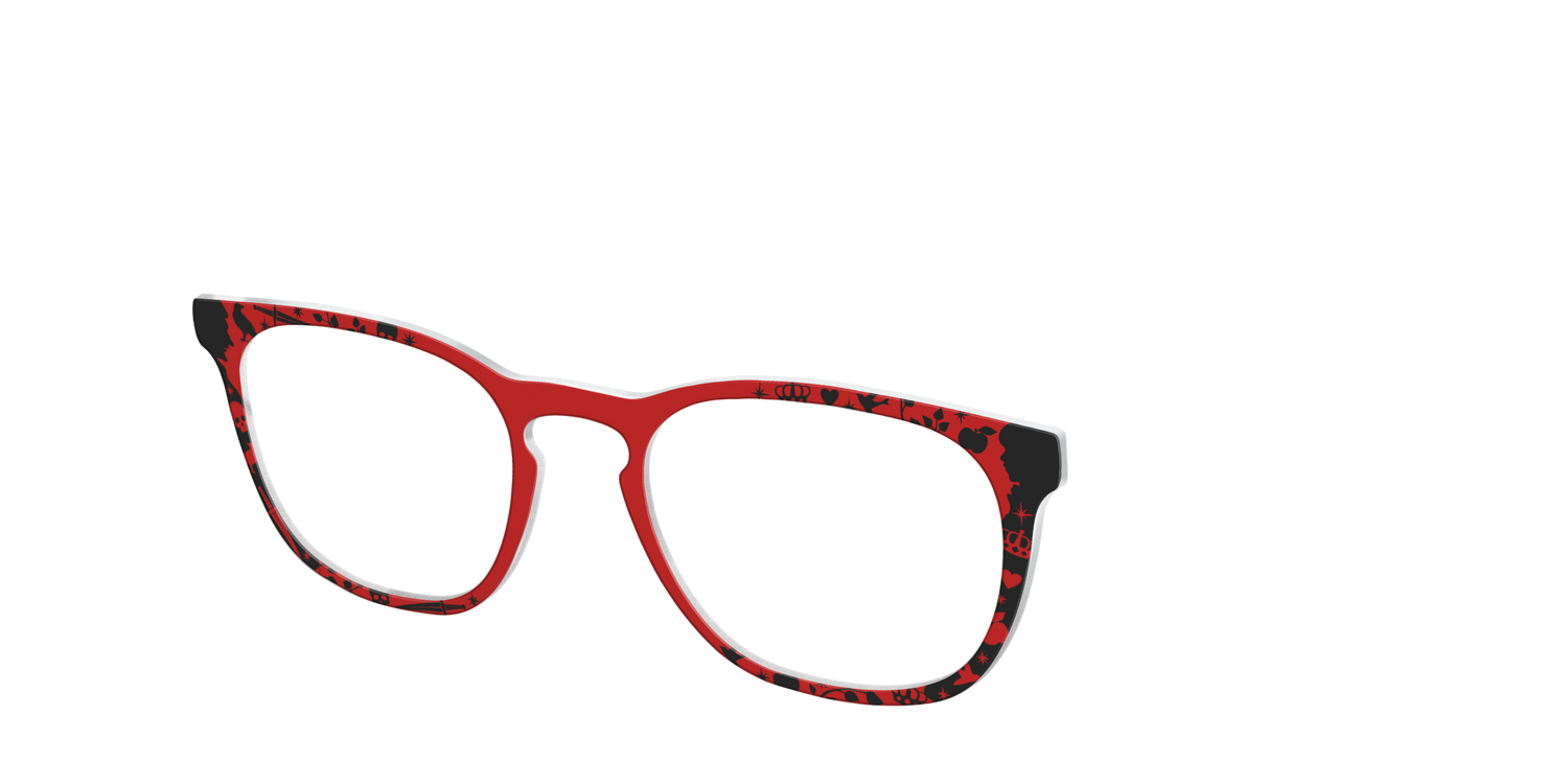 The Snow White After Dark - Angle Top Image - Pair Eyewear