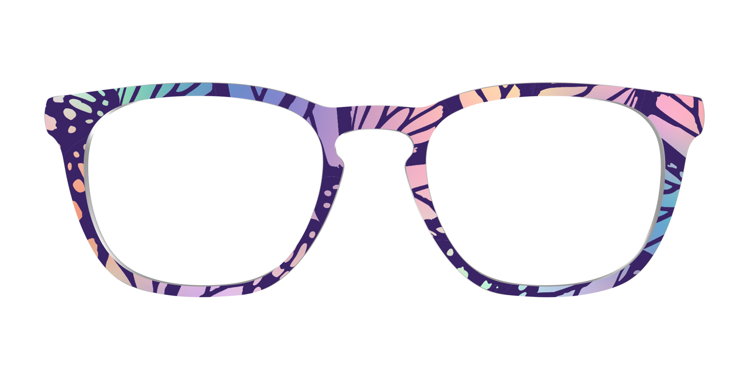 The Sorbet Wings Mosaic - Front Top Image - Pair Eyewear