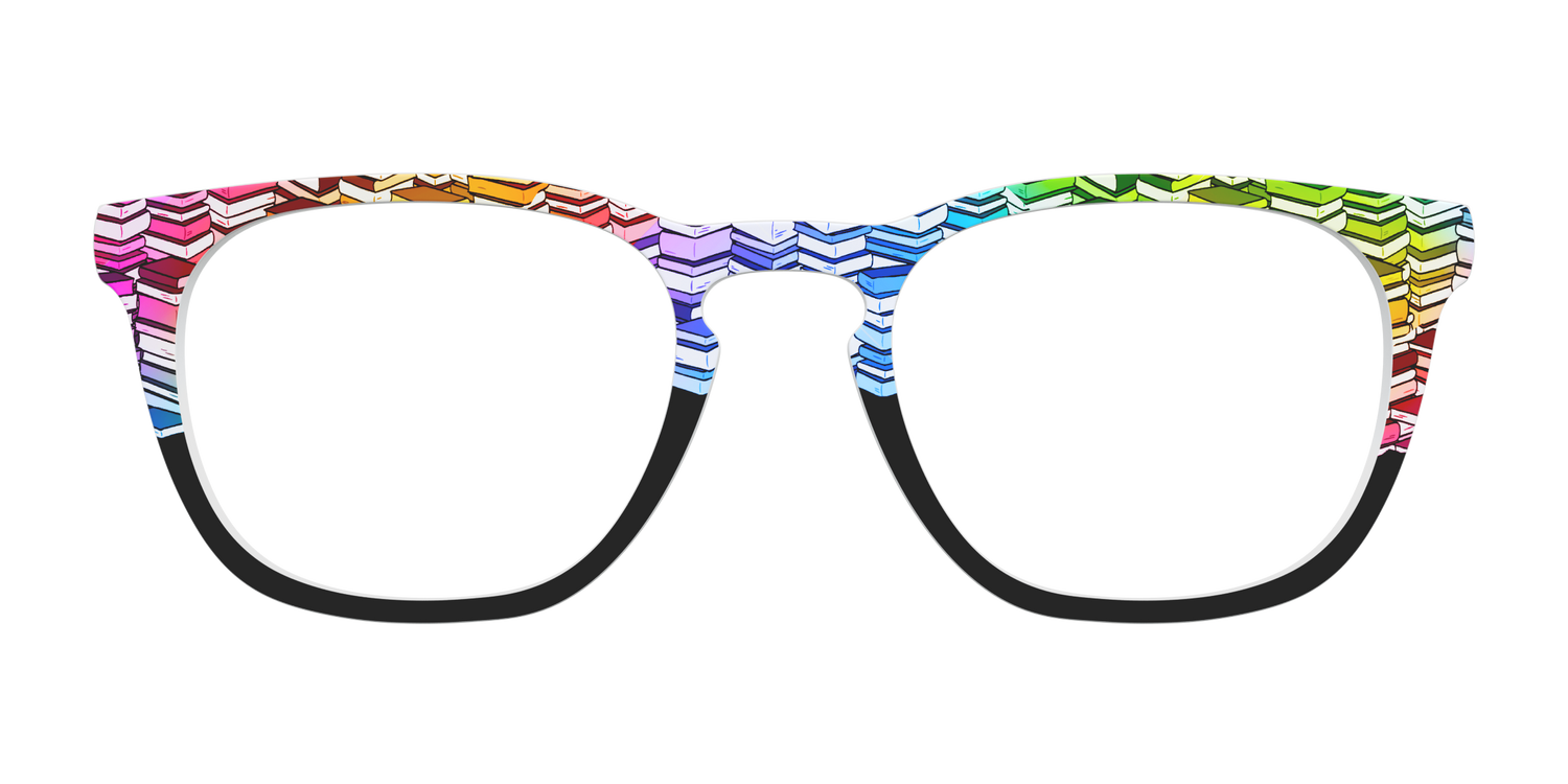The Rainbow Stacks Split - Front Top Image - Pair Eyewear