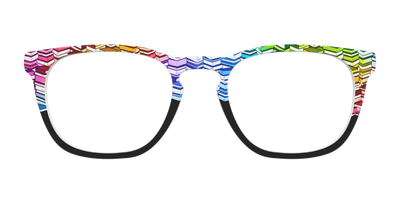The Rainbow Stacks Split - Front Top Thumbnail - Pair Eyewear