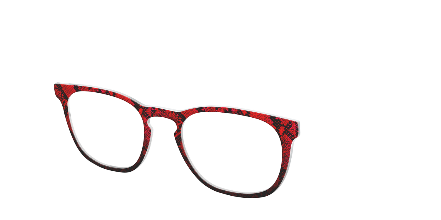 The Statement Snakeskin - Angle Top Image - Pair Eyewear
