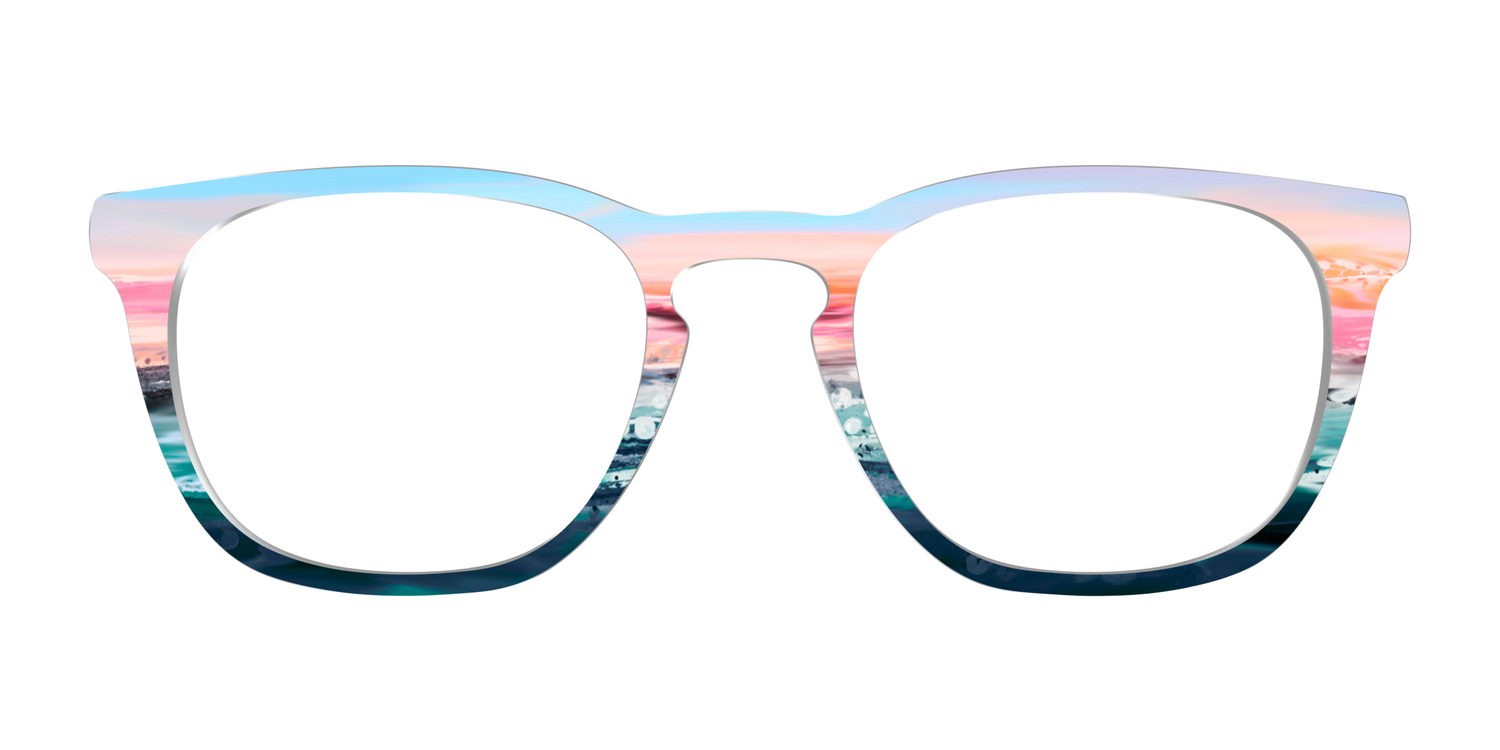 The Sunset Seashore - Front Top Image - Pair Eyewear