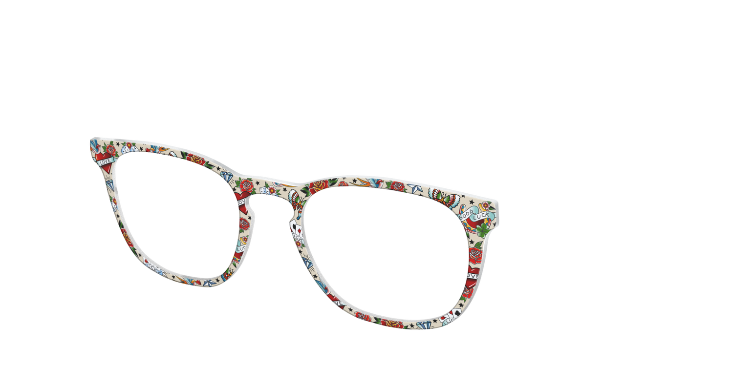 The Tattooed Floral - Angle Top Image - Pair Eyewear