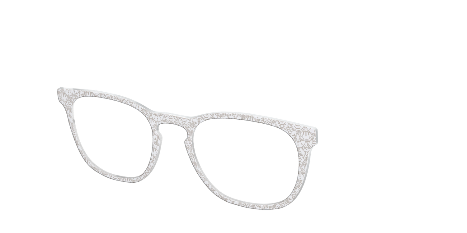The Taupe Scallop Lace - Angle Top Image - Pair Eyewear