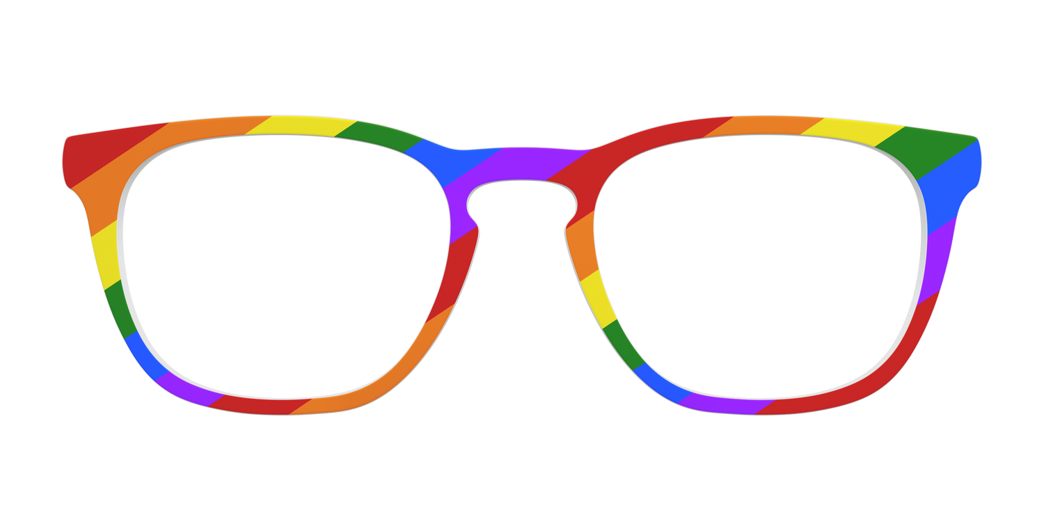 The Traditional Pride Flag - Front Top Image - Pair Eyewear