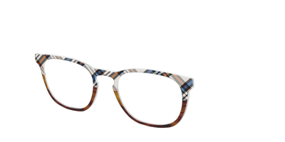 The Wood Split Plaid - Angle Top Thumbnail - Pair Eyewear