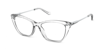 The Wanda - Crystal Clear Acetate Silver Metal - Thumbnail12 - Pair Eyewear
