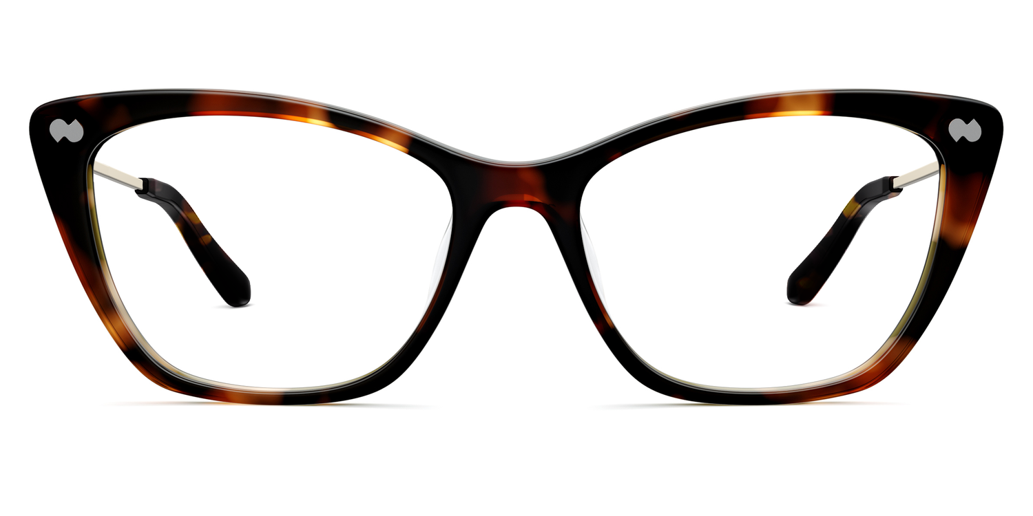 The Wanda - Tortoise Acetate Gold Metal - Carousel2 - Pair Eyewear