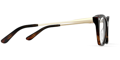 The Wanda - Tortoise Acetate Gold Metal - Thumbnail3 - Pair Eyewear