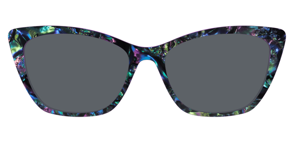 The Wanda - Violet Pearlized Gradient Acetate Rose Gold Metal