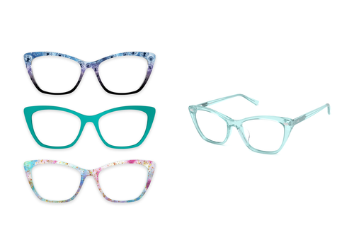 The Wanda - Seafoam Clear - Pair Eyewear
