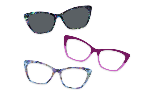 The Violet Wildflower Pairing Set - Pair Eyewear