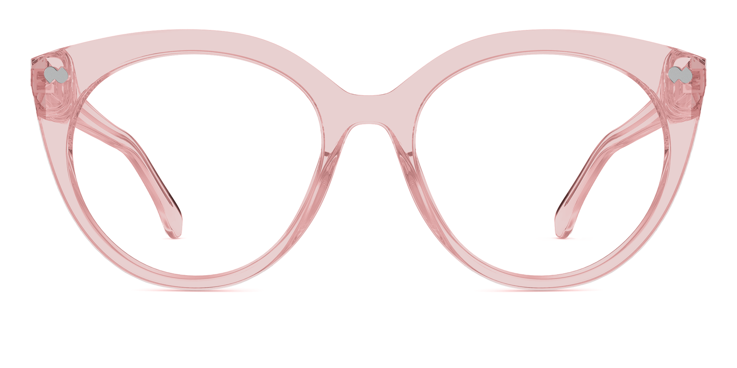 The Zuri - Pink Clear - Carousel1 - Pair Eyewear