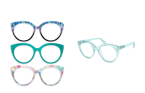 The Zuri - Seafoam Clear - Pair Eyewear