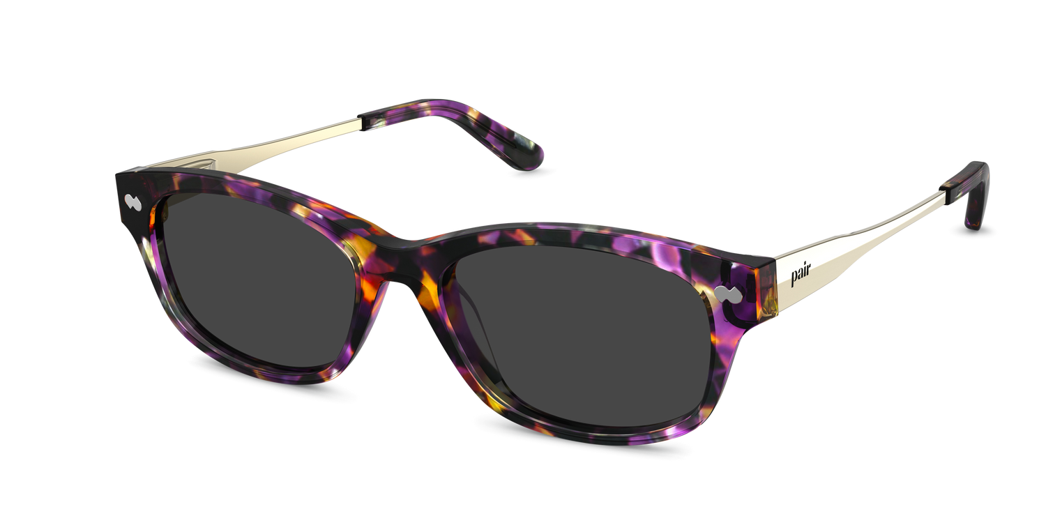 The Addison - Mixed Material - Lensless - Carousel 1 - Pair Eyewear