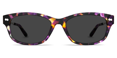 The Addison - Purple Confetti Tortoise Acetate Gold Metal Sun - Thumbnail3 - Pair Eyewear