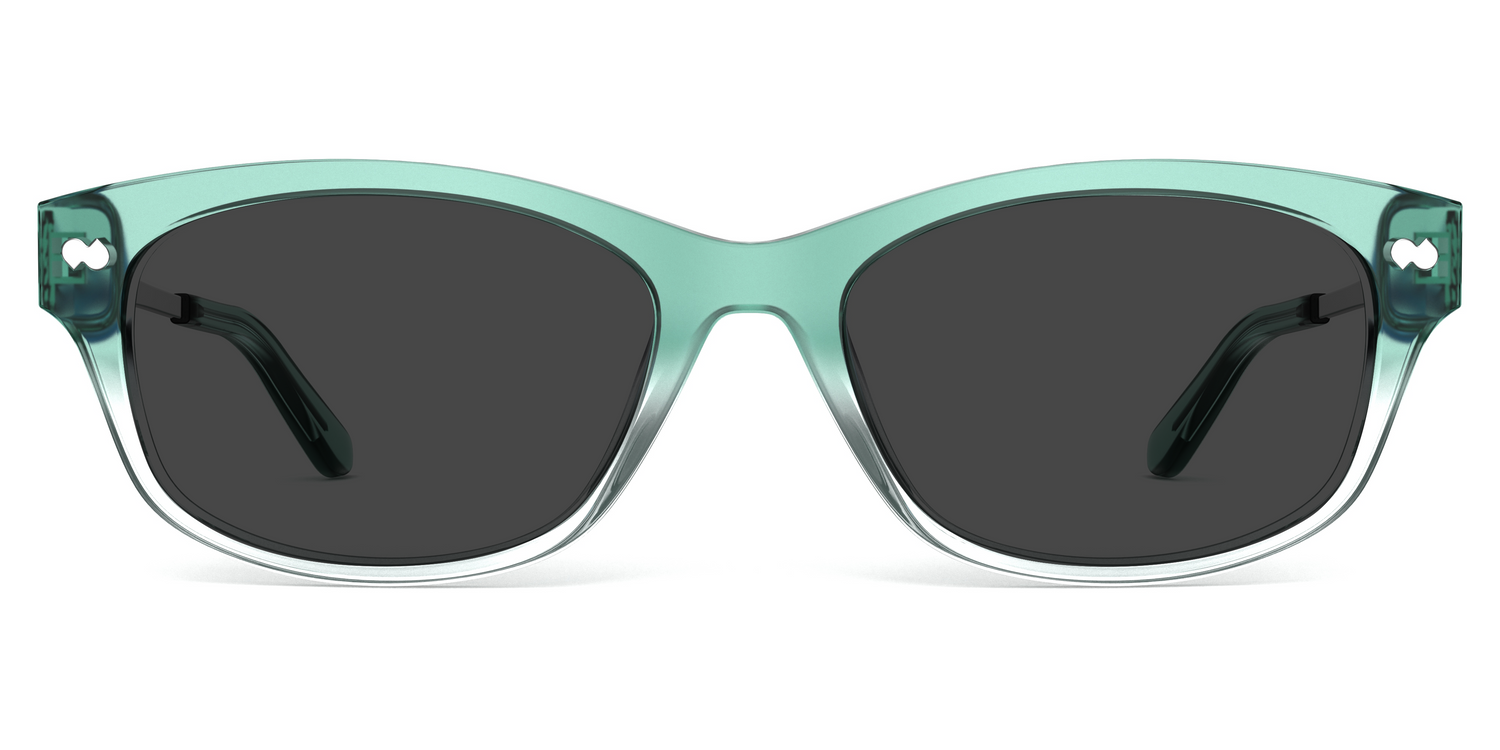 The Addison - Teal Pearlized Gradient Acetate Silver Metal Sun - Carousel3 - Pair Eyewear