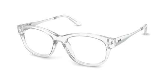 The Addison - Crystal Clear Acetate Silver Metal - Pair Eyewear