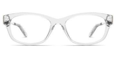 The Addison - Crystal Clear Acetate Silver Metal - Thumbnail2 - Pair Eyewear