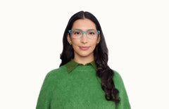 The Addison - Seafoam Clear - LifeStyle Thumbnail1 - Pair Eyewear