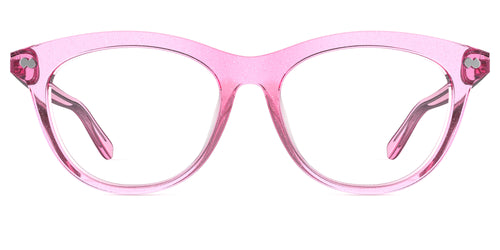 The Brook - Pink Glitter Clear - Pair Eyewear