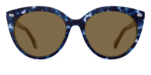 The Zuri - Blue Tortoise Sun - Secondary Image - Pair Eyewear