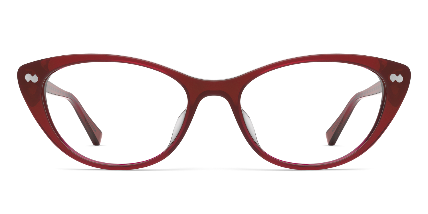 The ella - Burgundy - Carousel1 - Pair Eyewear