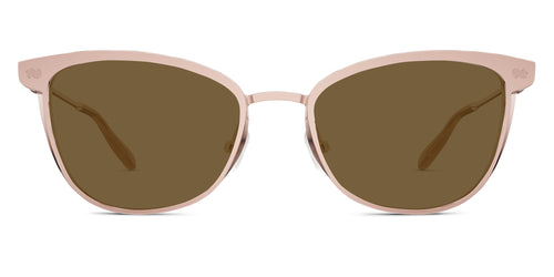 The Georgia - Rose Gold Metal Sun - Secondary Image - Pair Eyewear