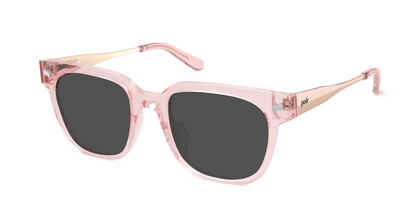 The Murphy - Pink Clear Acetate Rose Gold Metal Sun - Thumbnail1 - Pair Eyewear