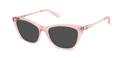 The Wanda - Pink Clear Acetate Rose Gold Metal Sun - Thumbnail1 - Pair Eyewear