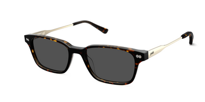 The Finley - Tortoise Acetate Gold Metal Sun - Thumbnail1 - Pair Eyewear