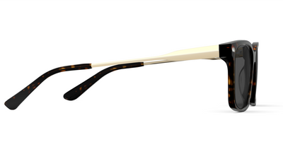 The Kirby - Tortoise Acetate Gold Metal Sun - Thumbnail5 - Pair Eyewear