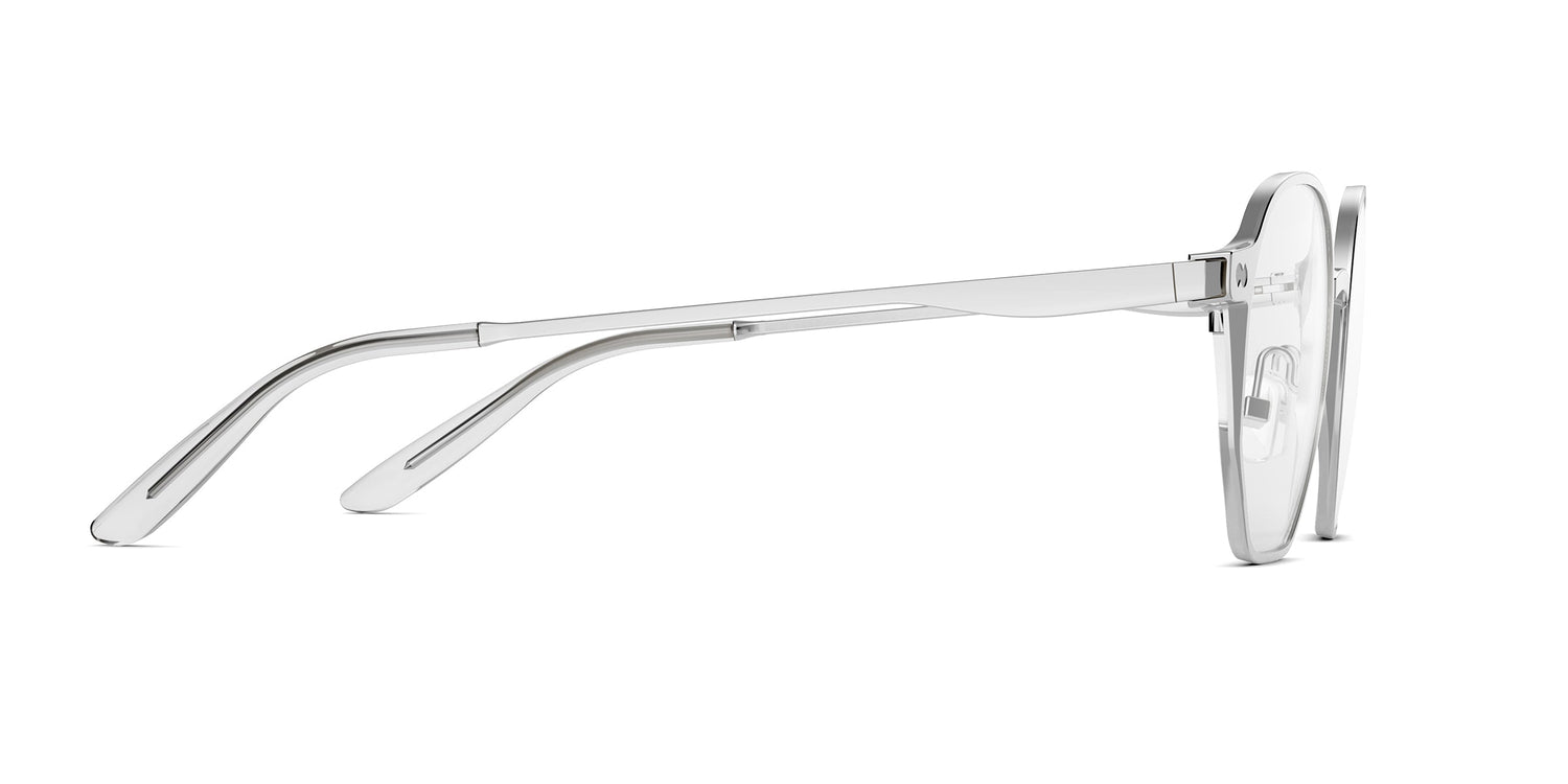 The Rowen - Silver Metal - Carousel3 - Pair Eyewear