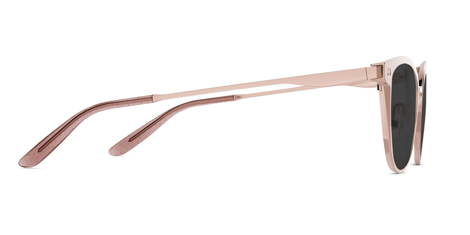 The Georgia - Rose Gold Metal Sun - Carousel5 - Pair Eyewear