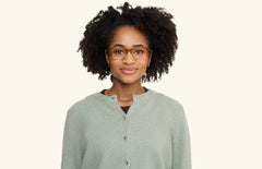 The Addison - Honey Clear - LifeStyle Thumbnail1 - Pair Eyewear