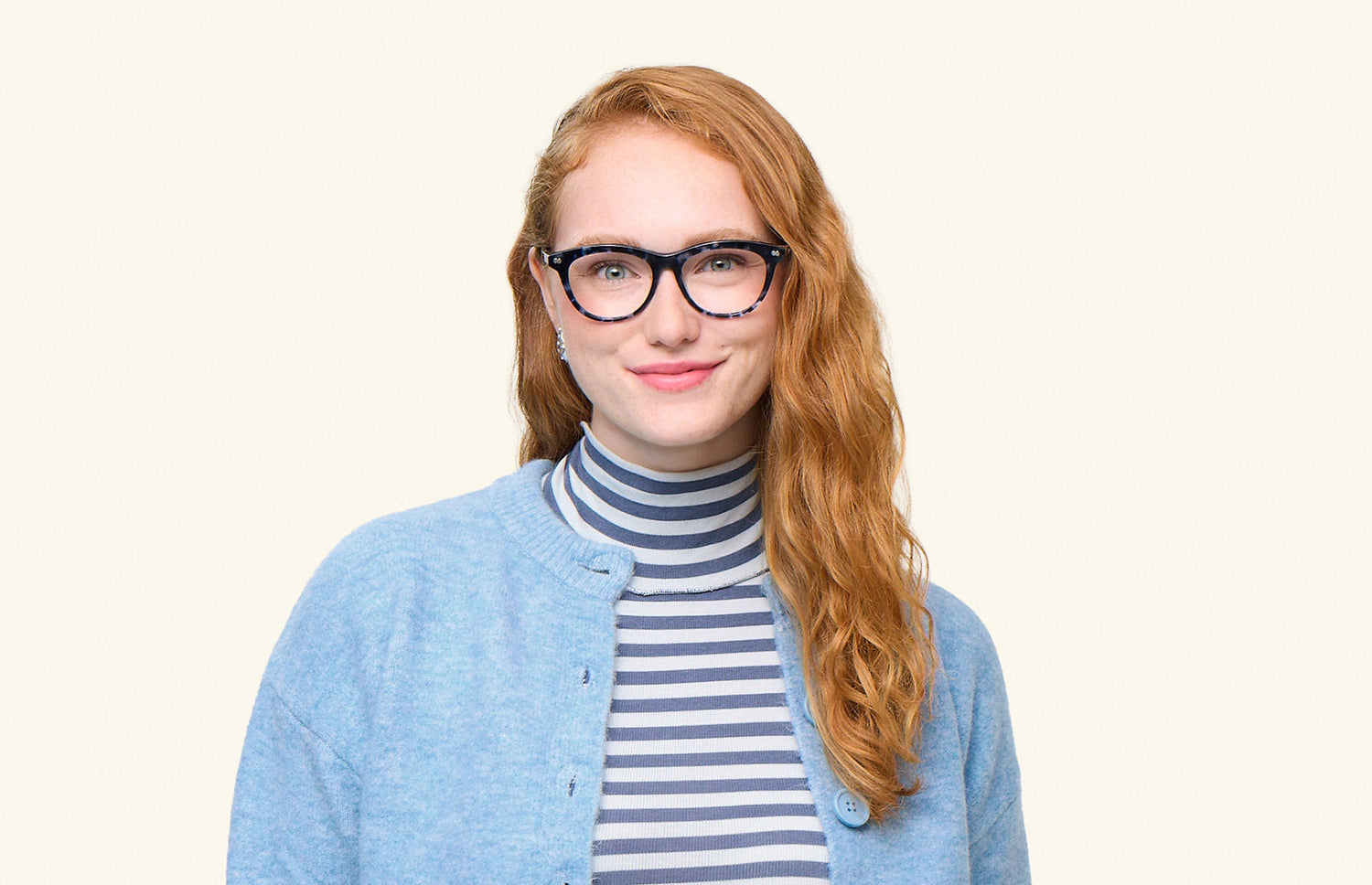 The Brook - Blue Tortoise - LifeStyle1 - Pair Eyewear