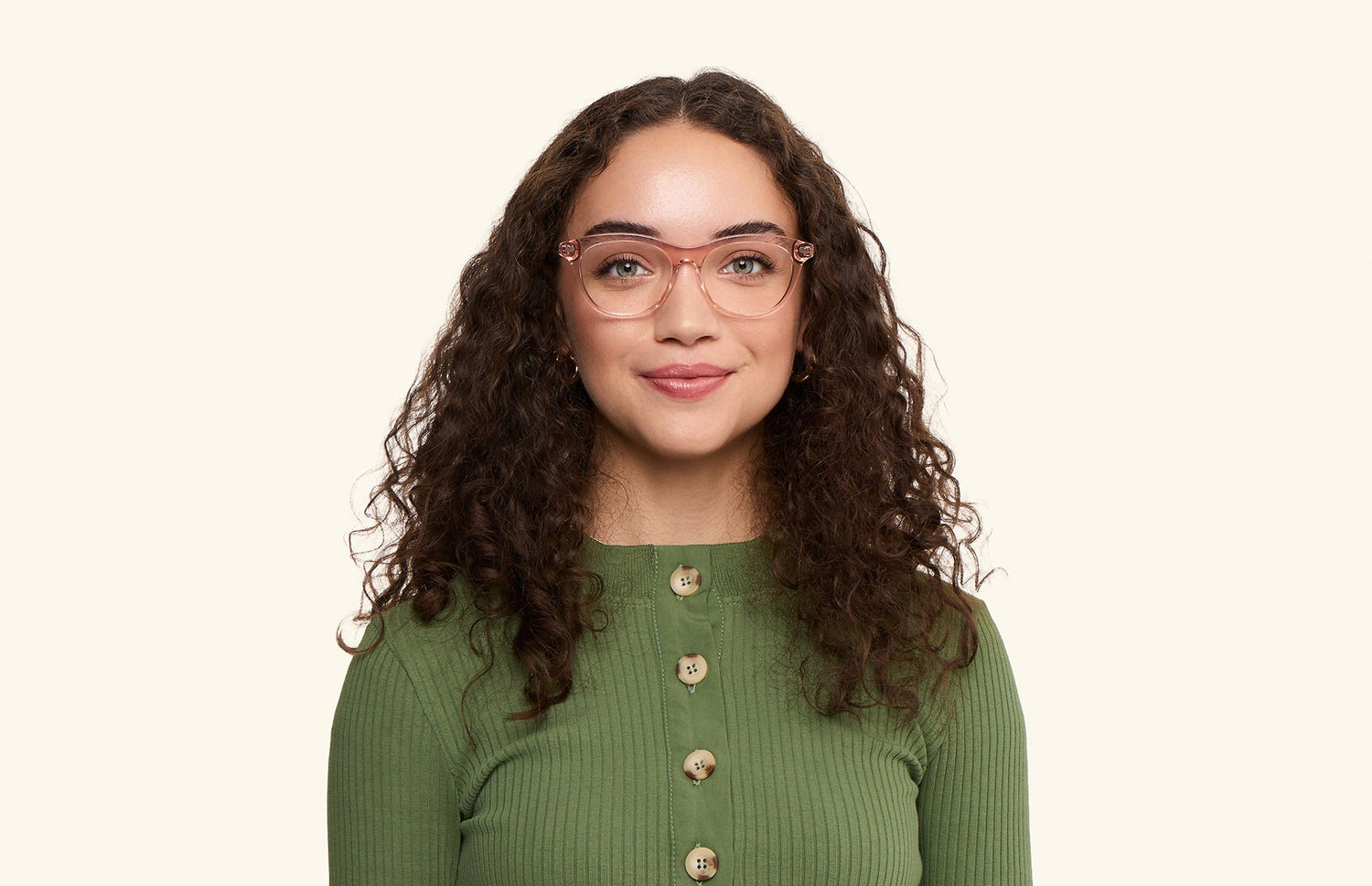 The Brook - Pink Clear - LifeStyle1 - Pair Eyewear