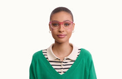 The Brook - Pink Glitter Clear - LifeStyle Thumbnail1 - Pair Eyewear