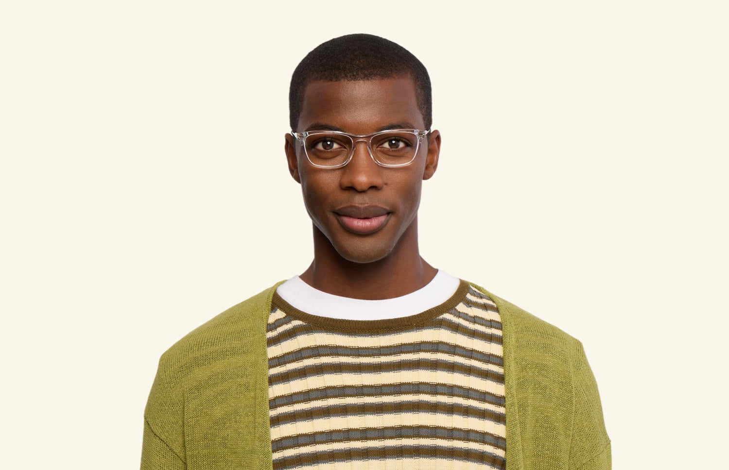 The Casper - Mixed Material - Lensless - LifeStyle 1 - Pair Eyewear