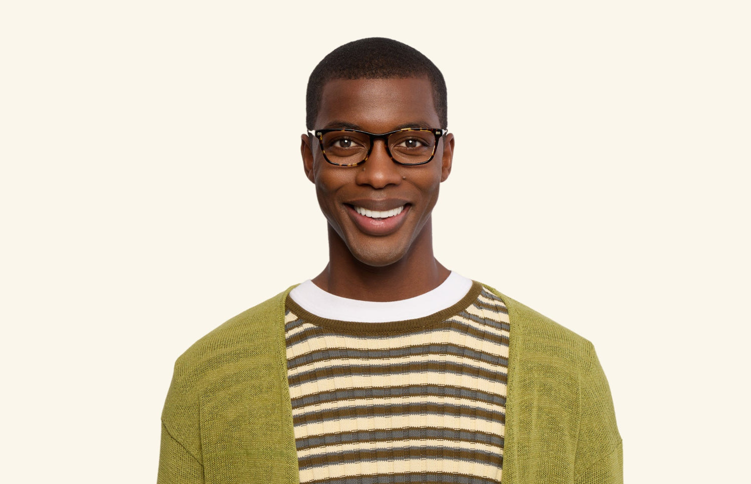 The Casper - Tortoise Acetate Gold Metal - LifeStyle1 - Pair Eyewear