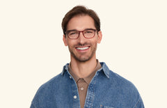 The Casper - Burgundy - LifeStyle Thumbnail1 - Pair Eyewear