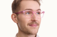 The Casper - Pink Glitter Clear - LifeStyle Thumbnail2 - Pair Eyewear