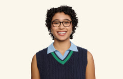 The Casper - Tortoise Acetate Gold Metal - LifeStyle Thumbnail1 - Pair Eyewear
