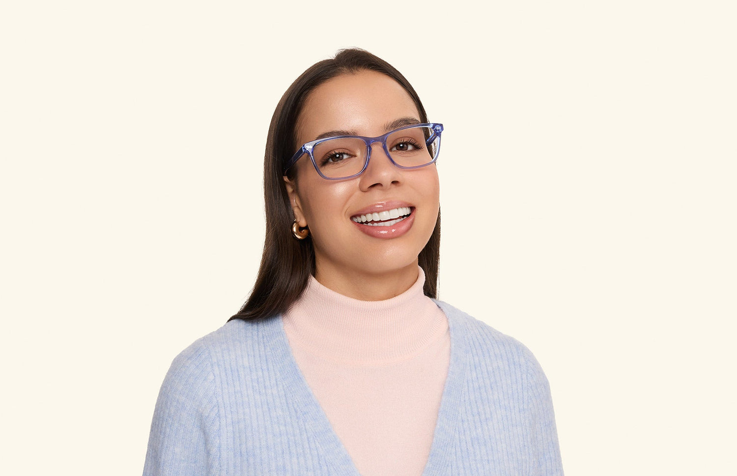 The Casper - Blue Clear - LifeStyle1 - Pair Eyewear
