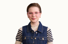 The Casper - Pink Glitter Clear - LifeStyle Thumbnail1 - Pair Eyewear