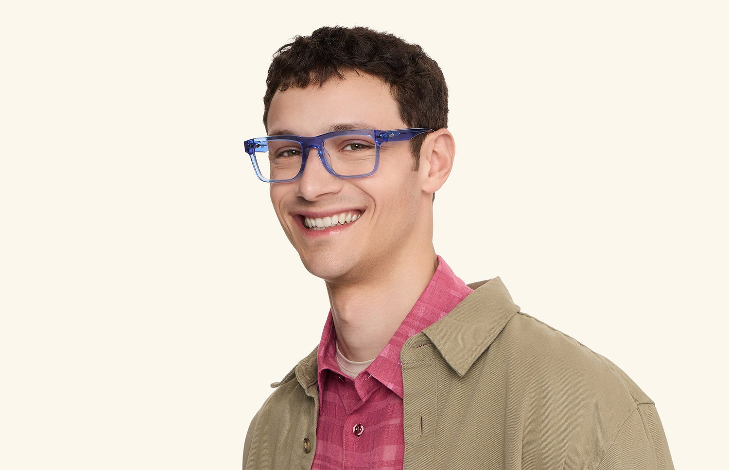 The Drew - Blue Clear - LifeStyle1 - Pair Eyewear