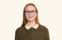 The Drew - Blue Clear - LifeStyle Thumbnail1 - Pair Eyewear
