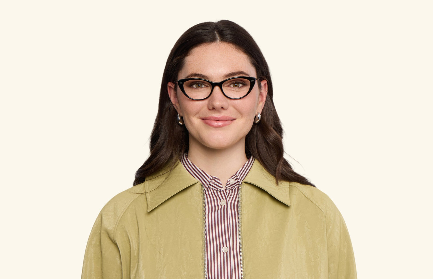 The ella - Black Acetate Gold Metal - LifeStyle1 - Pair Eyewear